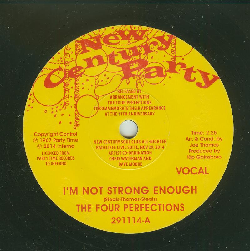 Four Perfections - I'm Not Strong Enough - Vocal / I'm Not Strong Enough - Instrumental
