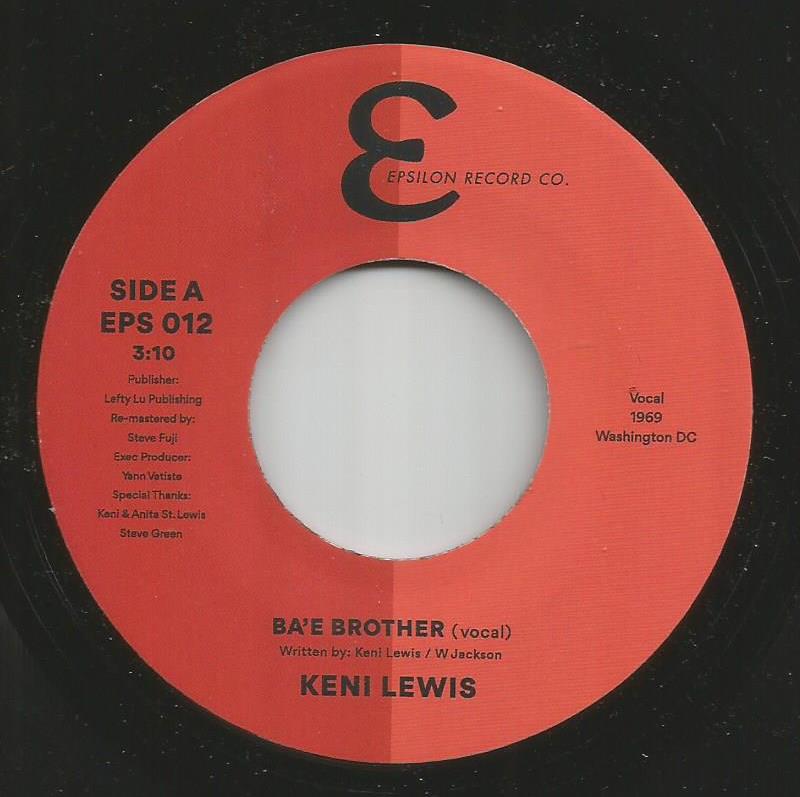 Keni Lewis - Ba'e Brother (Vocal) / Ba'e Brother (Instrumental)